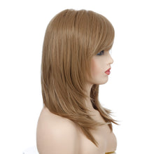 Load image into Gallery viewer, Whitney | Blonde Long Straight Synthetic Hair Wig With Bangs