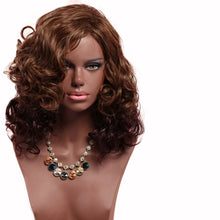 Load image into Gallery viewer, Chelsea | Brown Medium Wavy Synthetic Hair Wig