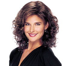 Load image into Gallery viewer, Chelsea | Brown Medium Wavy Synthetic Hair Wig