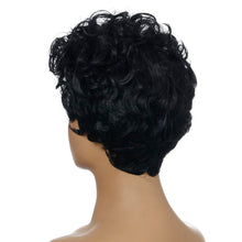 Load image into Gallery viewer, Lady M | Black Short Pixie Cut Curly Wig with Bang