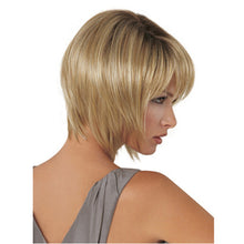 Load image into Gallery viewer, Elsie | Blonde Short Pixie Cut Straight Synthetic Hair Wig With Bangs