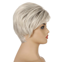 Load image into Gallery viewer, Agnelita | Blonde Short Pixie Cut Straight Synthetic Hair Wig