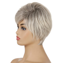 Load image into Gallery viewer, Agnelita | Blonde Short Pixie Cut Straight Synthetic Hair Wig