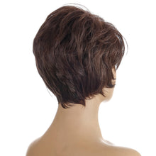 Load image into Gallery viewer, Lit | Brown Short Pixie Cut Straight Synthetic Hair Wig With Bangs