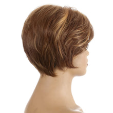 Load image into Gallery viewer, Martha | Brown Short Pixie Cut Straight Synthetic Hair Wig With Bangs
