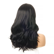 Load image into Gallery viewer, Drama | Black Long Wavy Synthetic Hair Wig