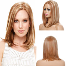 Load image into Gallery viewer, Monica | Blonde Medium Long Straight Synthetic Hair Wig