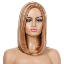 Load image into Gallery viewer, Monica | Blonde Medium Long Straight Synthetic Hair Wig