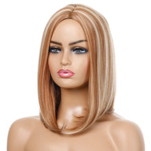 Load image into Gallery viewer, Monica | Blonde Medium Long Straight Synthetic Hair Wig