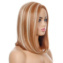 Load image into Gallery viewer, Monica | Blonde Medium Long Straight Synthetic Hair Wig