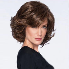 Load image into Gallery viewer, Samatha | Brown Medium Wavy Synthetic Hair Wig