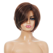 Load image into Gallery viewer, Circus Play | Brown Short Pixie Cut Straight Synthetic Hair Wig