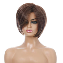 Load image into Gallery viewer, Circus Play | Brown Short Pixie Cut Straight Synthetic Hair Wig