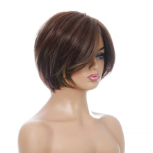 Load image into Gallery viewer, Circus Play | Brown Short Pixie Cut Straight Synthetic Hair Wig