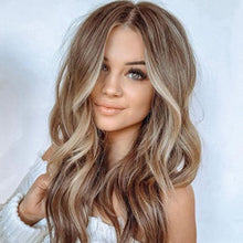 Load image into Gallery viewer, April | Blonde Long Wavy Synthetic Hair Wig