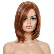Load image into Gallery viewer, Lolita | Brown Medium Straight Synthetic Hair Wig