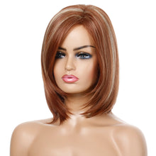 Load image into Gallery viewer, Lolita | Brown Medium Straight Synthetic Hair Wig
