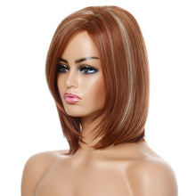 Load image into Gallery viewer, Lolita | Brown Medium Straight Synthetic Hair Wig