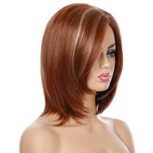 Load image into Gallery viewer, Lolita | Brown Medium Straight Synthetic Hair Wig
