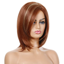 Load image into Gallery viewer, Lolita | Brown Medium Straight Synthetic Hair Wig