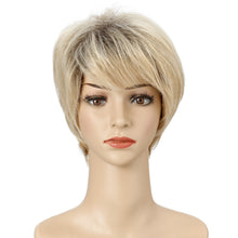 Load image into Gallery viewer, Maria | Blonde Short Pixie Cut Straight Synthetic Hair Wig