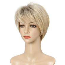 Load image into Gallery viewer, Maria | Blonde Short Pixie Cut Straight Synthetic Hair Wig