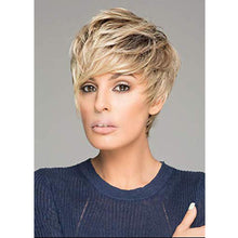 Load image into Gallery viewer, Rechael | Blonde Short Pixie Cut Straight Synthetic Hair Wig With Bangs
