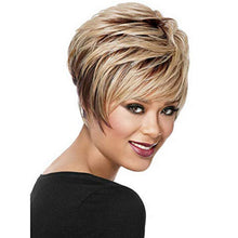 Load image into Gallery viewer, Joey | Blonde Short Pixie Cut Wavy Synthetic Hair Wig With Bangs