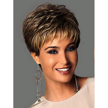 Load image into Gallery viewer, Joyce | Blonde Short Pixie Cut Straight Synthetic Hair Wig With Bangs

