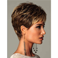 Load image into Gallery viewer, Joyce | Blonde Short Pixie Cut Straight Synthetic Hair Wig With Bangs