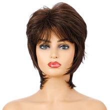 Load image into Gallery viewer, Paula | Black Short Pixie Cut Wavy Synthetic Hair Wig