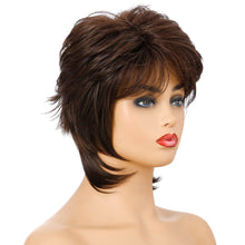 Load image into Gallery viewer, Paula | Black Short Pixie Cut Wavy Synthetic Hair Wig