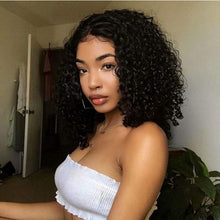Load image into Gallery viewer, Brianna | Black Medium Curly Lace Front Synthetic Hair Wig