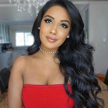 Load image into Gallery viewer, Annie | Black Long Wavy Synthetic Hair Wig