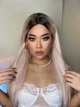 Load image into Gallery viewer, Snow | Ombre Long Straight Synthetic Hair Wig