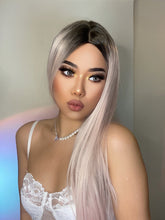 Load image into Gallery viewer, Snow | Ombre Long Straight Synthetic Hair Wig