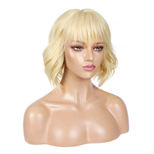 Load image into Gallery viewer, Street Rocker | Blonde Medium Wavy Synthetic Hair Wig
