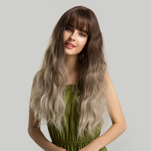 Load image into Gallery viewer, Funseeker | Ombre Long Curly Synthetic Hair Wig with Bangs

