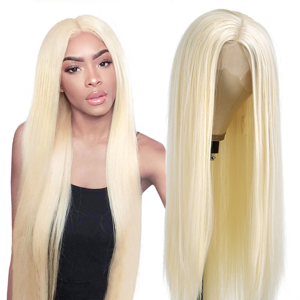 Debbie | 613 Blonde Long Straight Lace Front Synthetic Wig