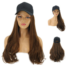 Load image into Gallery viewer, Blossom | Light Brown Long Wavy Synthetic Hair Wig Hat with Cap
