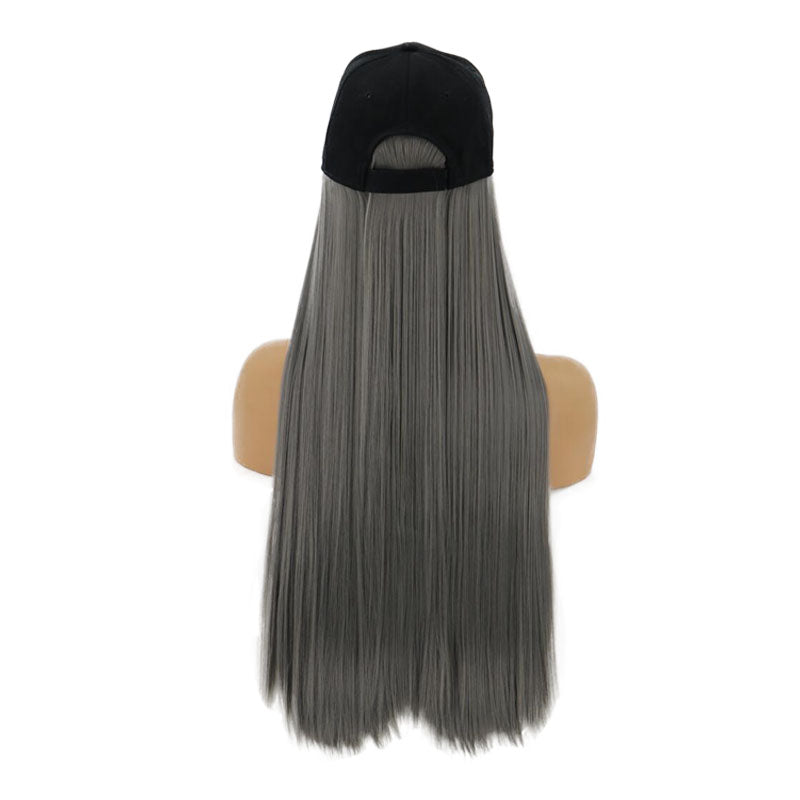 Summerland | Ash Long Straight Synthetic Hair Wig Hat with Cap