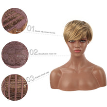 Load image into Gallery viewer, Joebeth | Blonde Short Pixie Cut Wavy Synthetic Hair Wig
