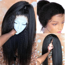 Load image into Gallery viewer, ThousandDreams | Black Long Curly Lace Front Synthetic Hair Wig
