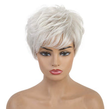 Load image into Gallery viewer, 0 Degree | Ash Blonde Short Pixie Cut Wavy Synthetic Hair Wig
