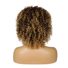 Load image into Gallery viewer, Camila | Brown Medium Curly Synthetic Hair Wig
