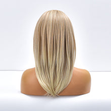 Load image into Gallery viewer, Downtown | Blonde Long Straight Synthetic Hair Wig with Bangs
