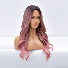 Load image into Gallery viewer, Sparkle | Pink Long Wavy Synthetic Hair Wig
