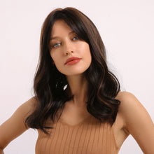 Load image into Gallery viewer, Donna | Brown Long Wavy Synthetic Hair Wig
