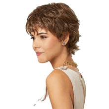 Load image into Gallery viewer, June | Brown Short Pixie Cut Wavy Synthetic Hair Wig
