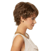 Load image into Gallery viewer, June | Brown Short Pixie Cut Wavy Synthetic Hair Wig

